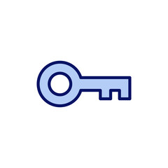 Key icon vector. Key sign and symbol.