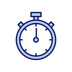 Stopwatch icon vector. Timer sign and symbol. Countdown icon. Period of time