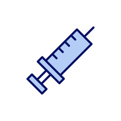 Syringe icon vector. injection sign and symbol.vaccine icon