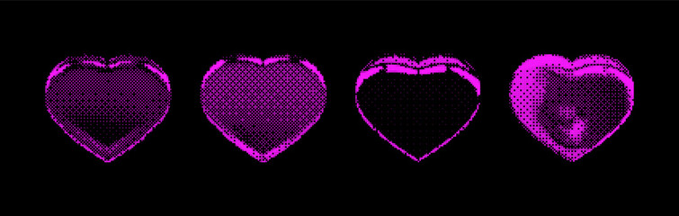 Animated Heartbeat A Visual Metaphor of Life in style y2k brutalism pixel