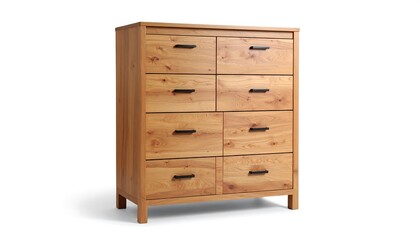 Light-colored wooden chest of drawers (1)