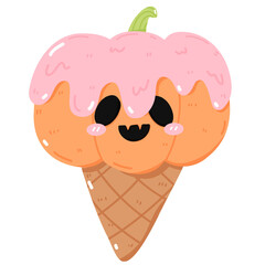 Halloween sweets ice cream 