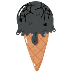 Halloween sweets ice cream 