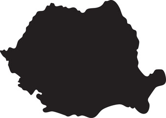 Vector Map of Romania