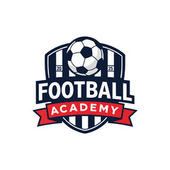 Soccer Academy Logo Design | Football Badge - Retro/Vintage Design
Modern football academy logo design. Perfect for sports teams, clubs, and schools. Includes vector graphic, shield, soccer ball and r