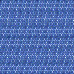 Fototapeta premium The texture consists of blue rings that form horizontal chains.