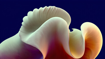 Iridescent Neon Liquid Light Waves Abstract Backgrounds