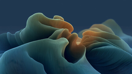 Iridescent Neon Liquid Light Waves Abstract Backgrounds