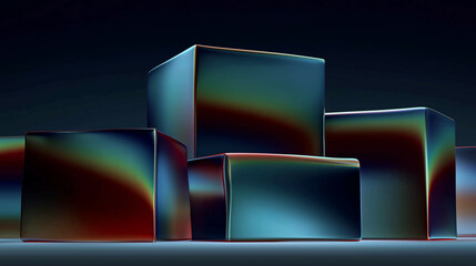 abstract vector background with glowing lines