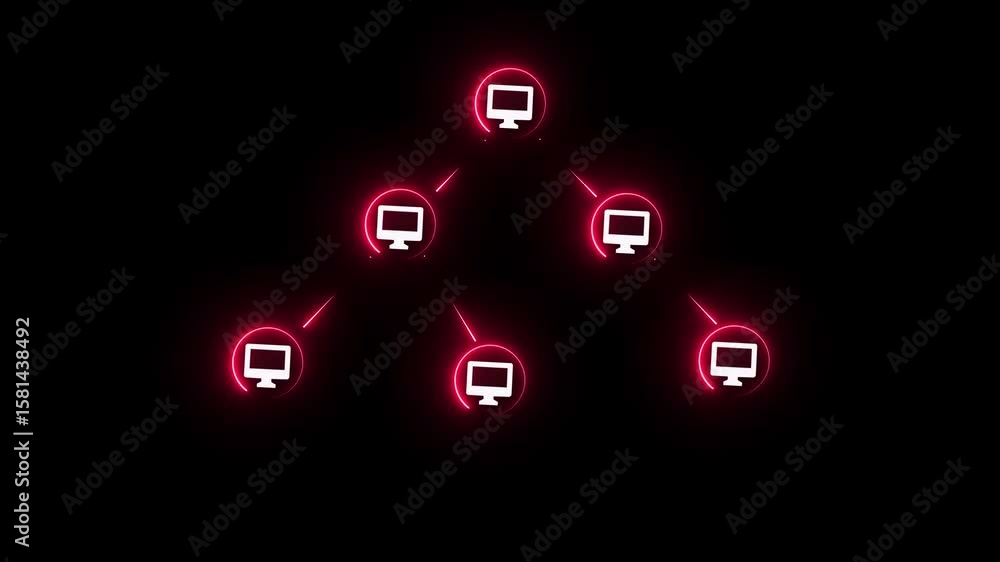 Poster business, technology, internet and network concept communication network . digital interface with us