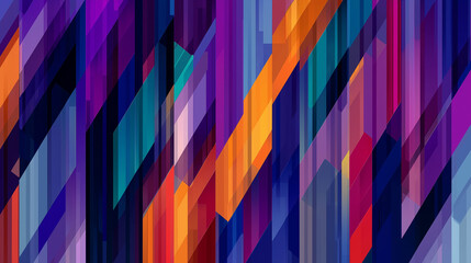 DiagonalFusion_GeometricWaves_VividStripes