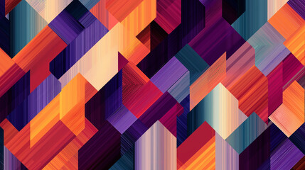 DiagonalFusion_GeometricWaves_VividStripes