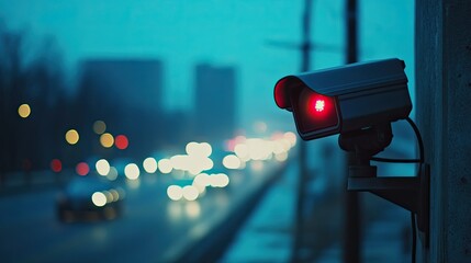Nighttime traffic surveillance camera