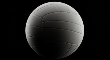 Close up microscopic view of a volleyball s textured surface