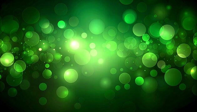 Abstract green bokeh background (1)