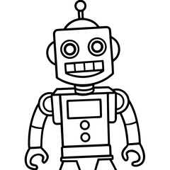 Fototapeta premium Chatbot Robot Icon Vector