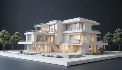 Modern Architectural Design: Luxurious Villa Model