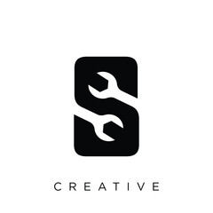 S Logo Design Vector Initials Logo automotive Luxury Simple Letter Modern