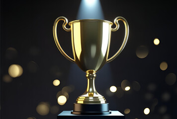  Stunning Image of a Gold Trophy