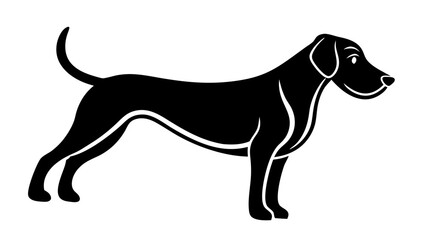 vector illustration of a dog