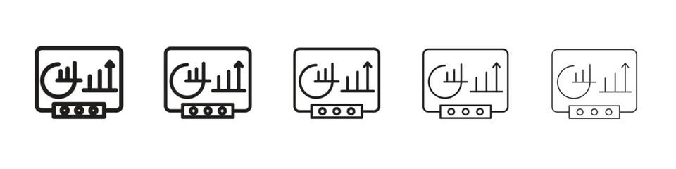 Equity derivatives icon simple editable stroke series pack. eps10
