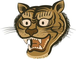 한국전통민회호랑이