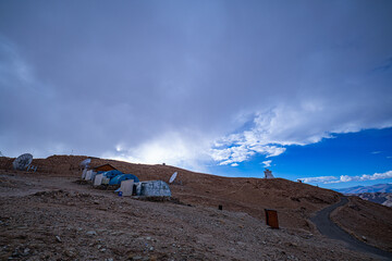 The area around Hanle Observatory, home to the world's tallest optical infrared telescope, stands...