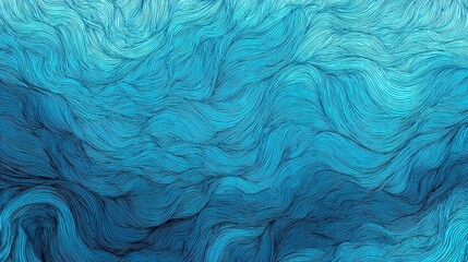 Flowing blue lines, wavy texture, light to dark gradient