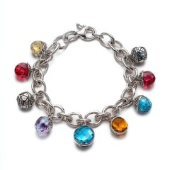 Obraz premium A bracelet with multi colored stones