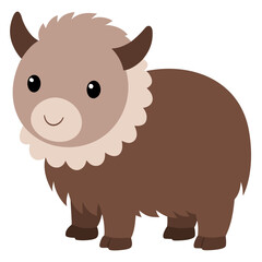 vector illustration of an cow