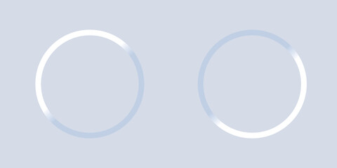 ニューモーフィズム　シルエット　白　立体　背景 © J BOY