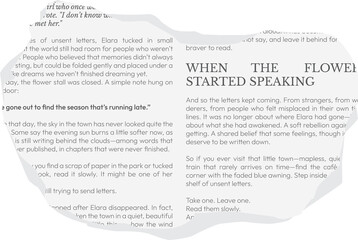 Ripped white newspaper. Torn pieces of magazine realistic texture for journal, collage, banner, poster, 90s design	