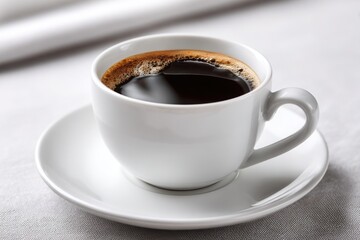 cup of coffee on the table