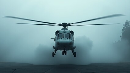 helicopter in flight