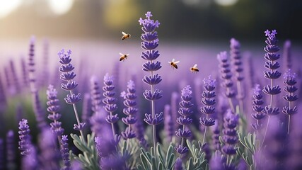 Fototapeta premium lavender field in provence