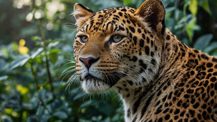 portrait of a leopard