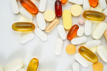 vitamin supplements capsules pill, softgel, fish oil, omega 3, vitamin E