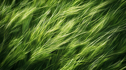 Natural green grass background texture, Generative ai