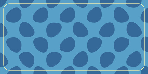 Seamless winter patterned blue background with dot icons. Design for banners, posters, greeting cards, social media.