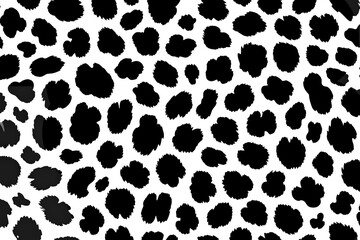 Black and White leopard skin pattern for background