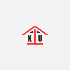 Initials Vektor Stok Home Logo Real Estate Logo