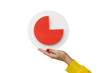 learning driver plate held in hand on white background.