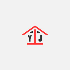 Initials Vektor Stok Home Logo Real Estate Logo