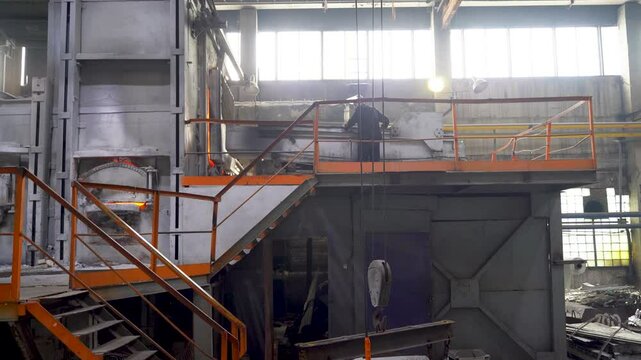 Industrial Furnace Operations in Metallurgical Plant