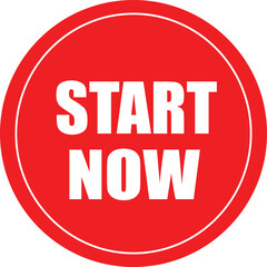 red vector banner start here