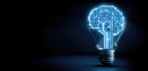 Illuminated lightbulb with circuit board design