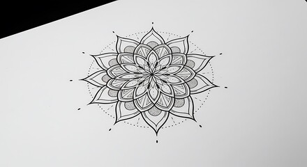 Fototapeta premium Elegant Mandala Design Intricate Geometric Pattern Illustration for Creative Projects - 2025-07-10T082445.356.jpg