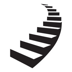 Stair Pictogram Icon Vector