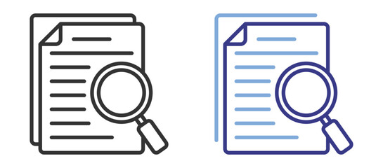 Research icon color
