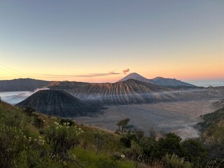 sunrise over the mountains